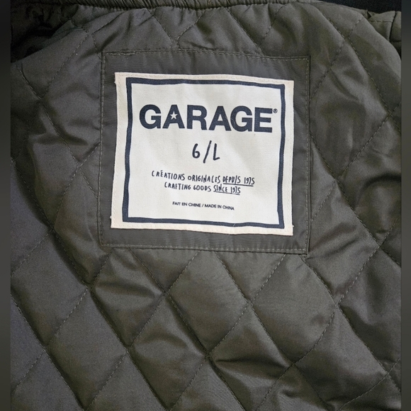 Garage Green Bomber Jacket - Picture 6 of 7